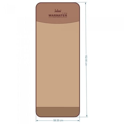 Sabar Warmater Infrared Full Body Warming Mat Far for Pain Relief & Relaxation - WM 9000 (152 x 58 Cms)