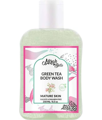 Mirah Belle Green Tea Body Wash Anti - Aging - Kills Virus, Germs and Bacteria Body Wash 250 mL