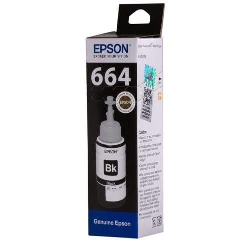 664 Epson Black ink Bottle.