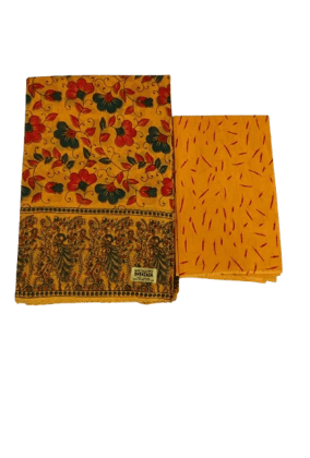 Stylish Cotton Saree with Matching Blouse Set