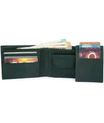 Classic World PU Printed Men's RFID Wallet With 10 Slots For Card ( Green , Pack of 1 )