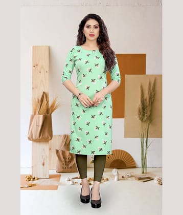 KETAKI FASHION Pack of 1 Crepe Printed Straight Women's Kurti - ( Multicolor )