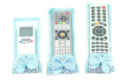 Denzcart TV/AC Remote Cover-3 Different Size Set: Practical Everyday Utility with Durable Design and Versatile Application (name - remote cover) by Ruhi Import Store