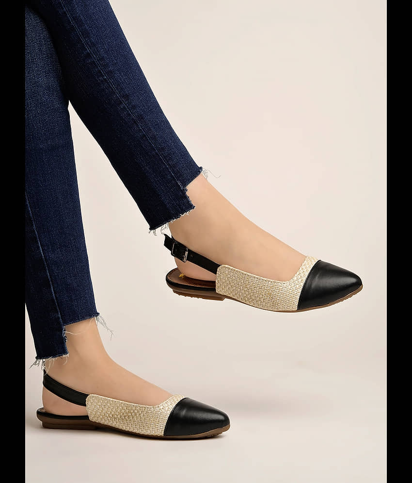 Shoetopia Gold Women's Casual Ballerinas