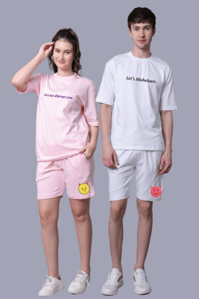 Let Me Distract You Printed Couple Co-Ord Sets (Pack of 2)