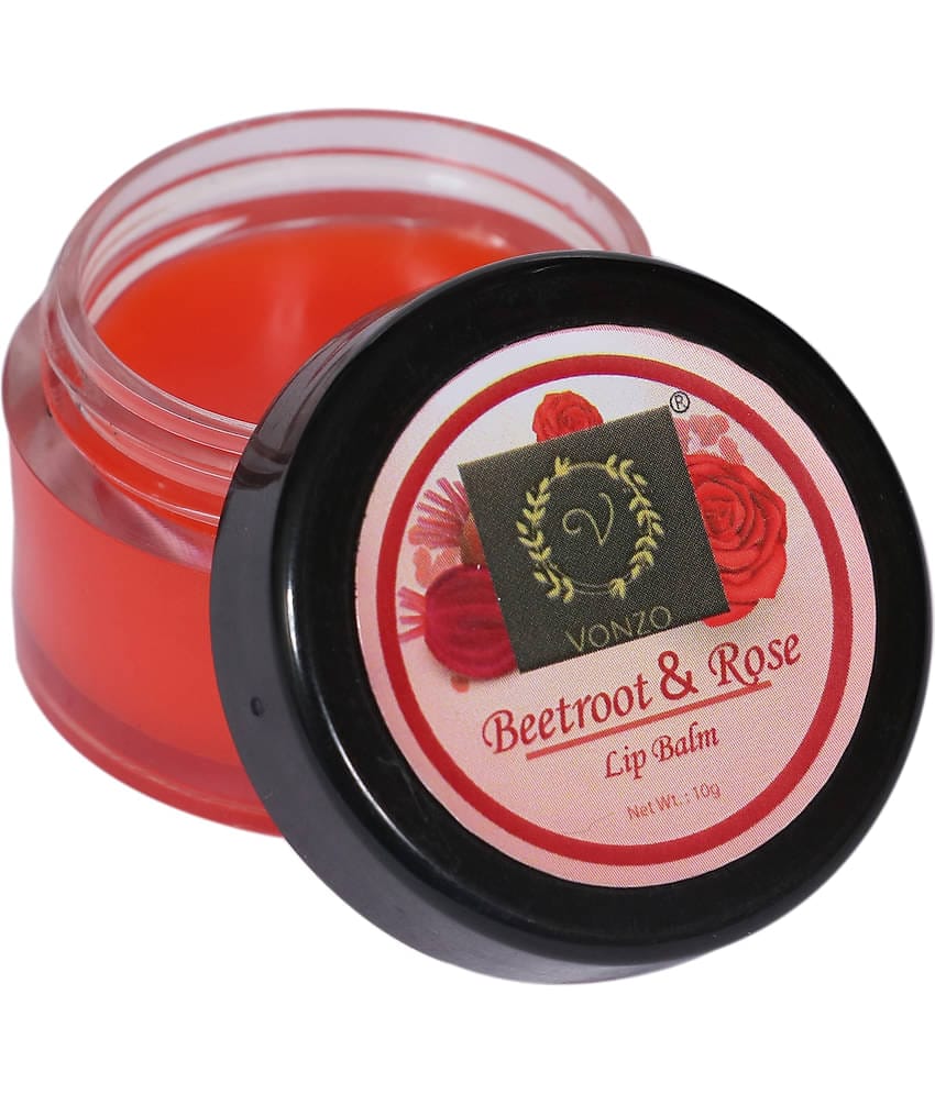 VONZO Beetroot and rose Lip Balm Apple Red 10