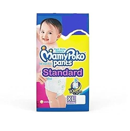 Mamypoko Pants Baby Diapers, XL, 2 Pcs