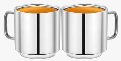 SS Tea/Coffee Cup – 150 ml (Set of 2 ) SS Tea/Coffee Cup – 150 ml (Set of 2 )