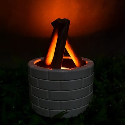 Bonfire Shaped Diffuser Essential Oil Diffuser Multi Function Flame Oil Diffuser (1 Pc)