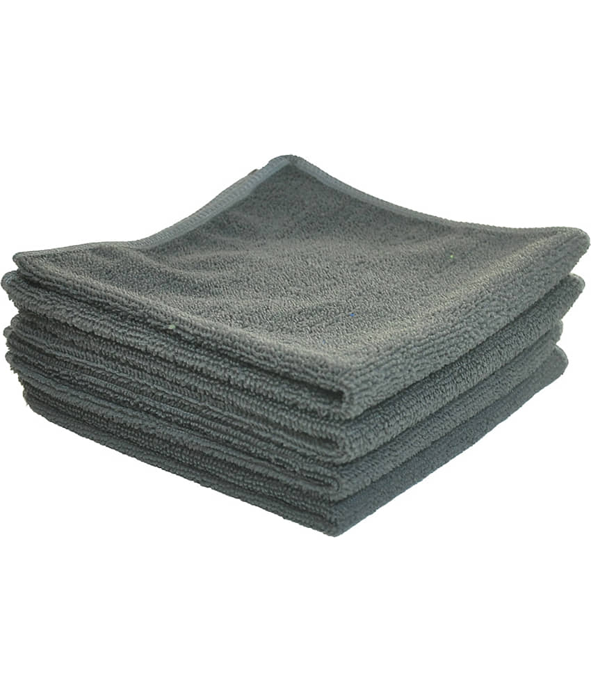 PROGIENCE Microfiber Cleaning Cloths,40x40cms 250GSM Multi-Colour! Highly Absorbent, Lint and Streak Free, Multi -Purpose Wash Cloth for Kitchen, Car, Window, Stainless Steel, silverware.(PACK OF 4)