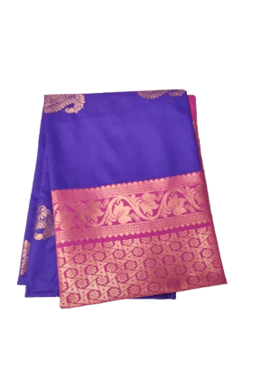 Elegant Embroidered Saree with Matching Blouse