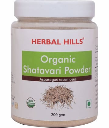 Herbal Hills Organic Shatavari Powder 200 gm Pack of 5