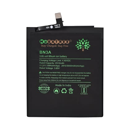 Mobatree Original Mobile Battery for Xiaomi Redmi GO - BN3A, 2910mAh (6 months Guarantee)
