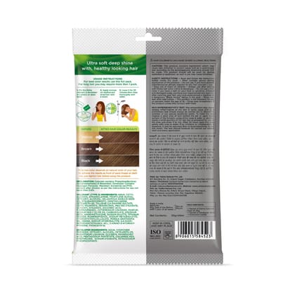 Nisha Creme Hair Color Combo Pack 4.3 Golden Brown (120g Box & 40g Pouch), Ammonia Free Permanent Hair Colour