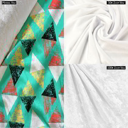 ArtzFolio Grunged Triangles Bolster Cover Booster Cases | Concealed Zipper Opening-Bolster Cover; Luxurious Velvet / 16inch Width x 6" Diameter; SINGLE; No Filler
