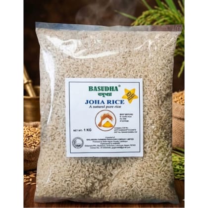 Basudha Joha Rice - 1 kg - One plastic pouch