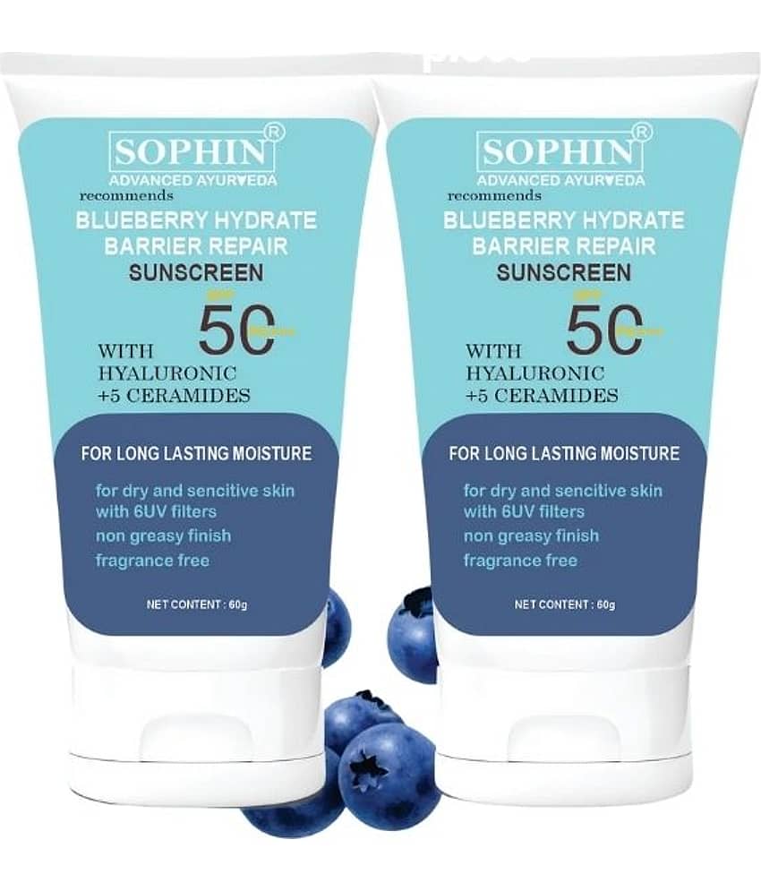 SOPHIN SPF 50 Sunscreen Cream For All Skin Type ( Pack of 2 )