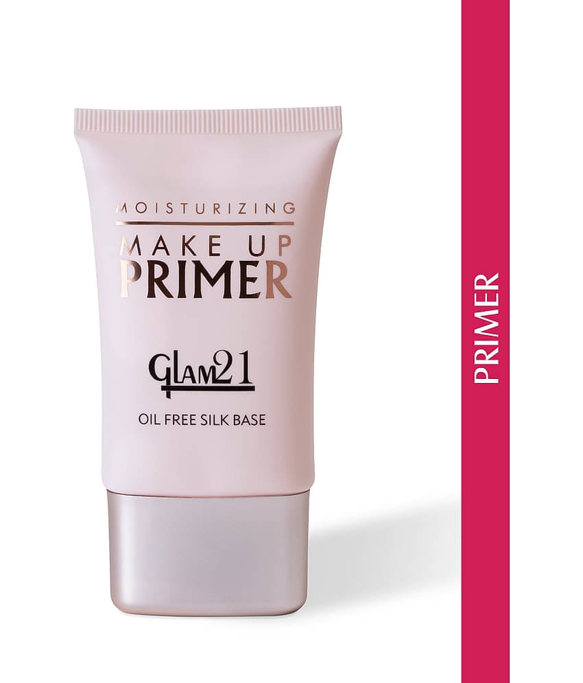 Glam21 Moisturizing Makeup Primer Oil Free Silk Base Texture For Bright And Natural Skin 30ml