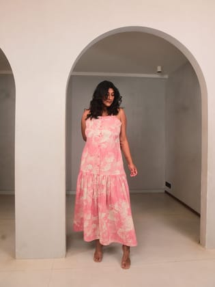 Lola Ruffled Dress-XS