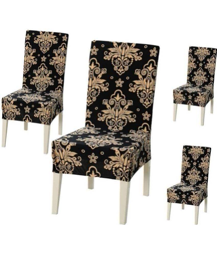 House Of Quirk 1 Seater Polyester Chair Cover ( Pack of 4 )