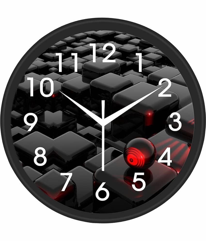 Trendy Homes Circular Analog Wall Clock