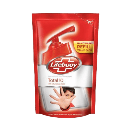 Lifebuoy Hand Wash Total 10 Active Natural Germ Protection 185ml