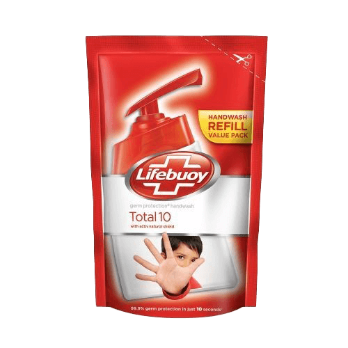 Lifebuoy Hand Wash Total 10 Active Natural Germ Protection 185ml