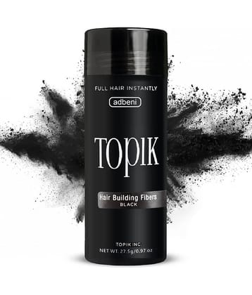 Adbeni Hair Building Fibers Natural Semi Permanent Hair Color 1 g Black