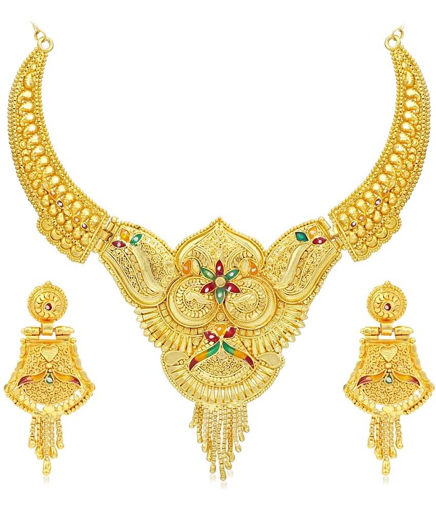 Sukkhi - Multi Color Alloy Necklace Set ( Pack of 1 )
