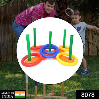 13 Pc Ring Toss Game widely used by children’s and kids for playing and enjoying purposes and all in all kinds of household and official places etc.