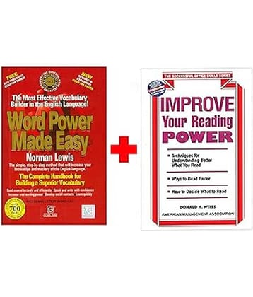 Word Power Made Easy + Improve Your Reading Power (Set Of 2 Books) Paperback – 1 January 2024