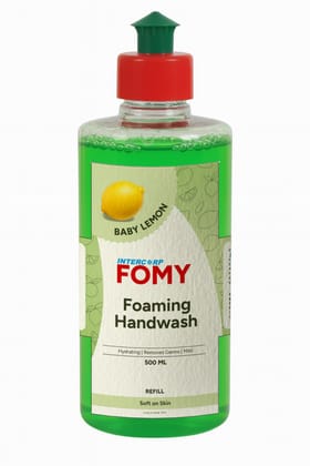 Intercorp Fomy Antibacterial Soft Refreshing Foaming Hand Wash Refill -500ml (Baby Lemon) Intercorp Fomy Antibacterial Soft Refreshing Foaming Hand Wash Refill -500ml (Baby Lemon)