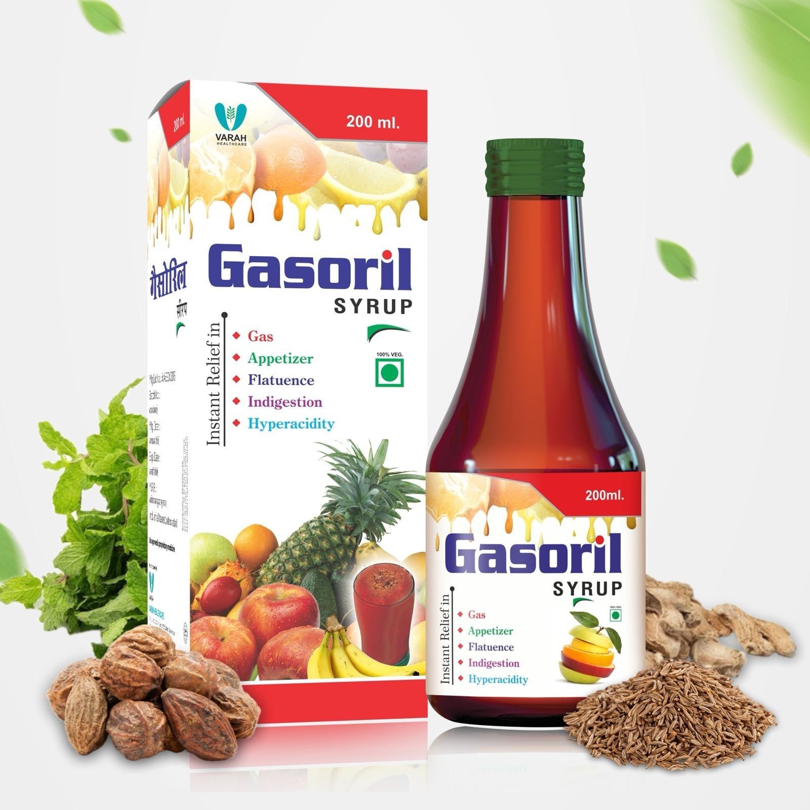 Gasoril Syrup | 200 ML-Pack of 1