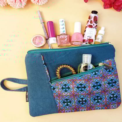 Multi-Purpose Pouch- Teal Knot
