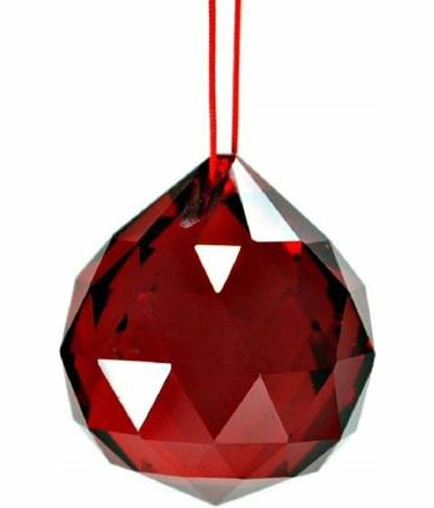 Astrodidi Glass Red Crystal Ball