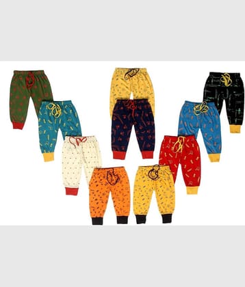 DIAMOND EXPORTER Pack of 10 Baby Boys Cotton Pyjama ( Multi Color )