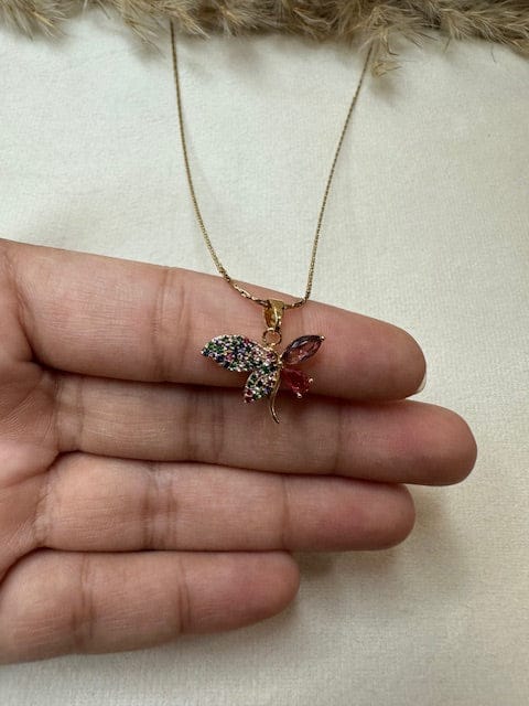 Gleaming Wings Necklace