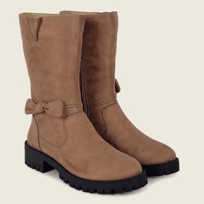 High Ankle Boots-Nude / 3