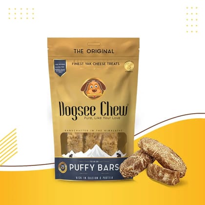 Dogsee Puffy Bars 500 Gms Jute Bag