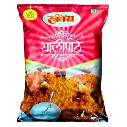 Ruchira Thalipeeth Bhajani (400g) | Multigrain Roasted Flour | Traditional Maharashtrian Breakfast