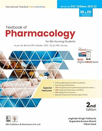 Textbook Of Pharmacology For Bsc Nursing Students 2nd Edition Textbook Of Pharmacology For Bsc Nursing Students 2nd Edition