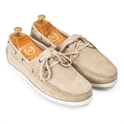 Lucia Yatch Loafers (Beige - Limited Edition)-EU 44 / UK 10 / Beige