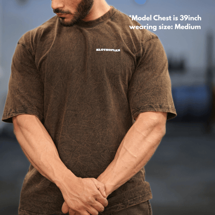 Stone Wash Relaxed Fit T-shirt-Medium