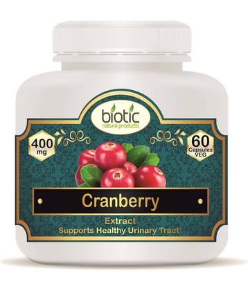 Biotic Cranberry Extract Capsule - 400mg Capsule 60 no.s