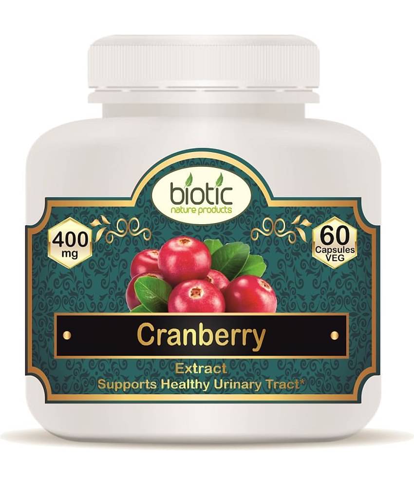 Biotic Cranberry Extract Capsule - 400mg Capsule 60 no.s