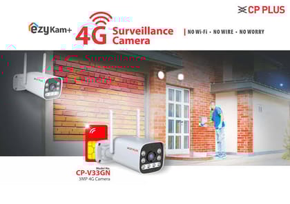 Buy CP PLUS 3MP Outdoor Bullet CCTV Camera | 4G SIM-Based Wireless Security Camera | CTC Cyber Secure Tech | Human & Motion Detection | IR Night Vision 30M | SD Card