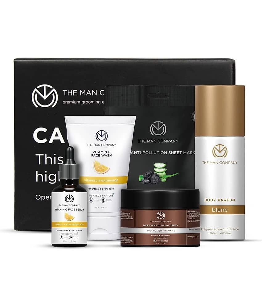 The Man Company Skin Care Kit For Soft & Glowing Skin - All Skin Types