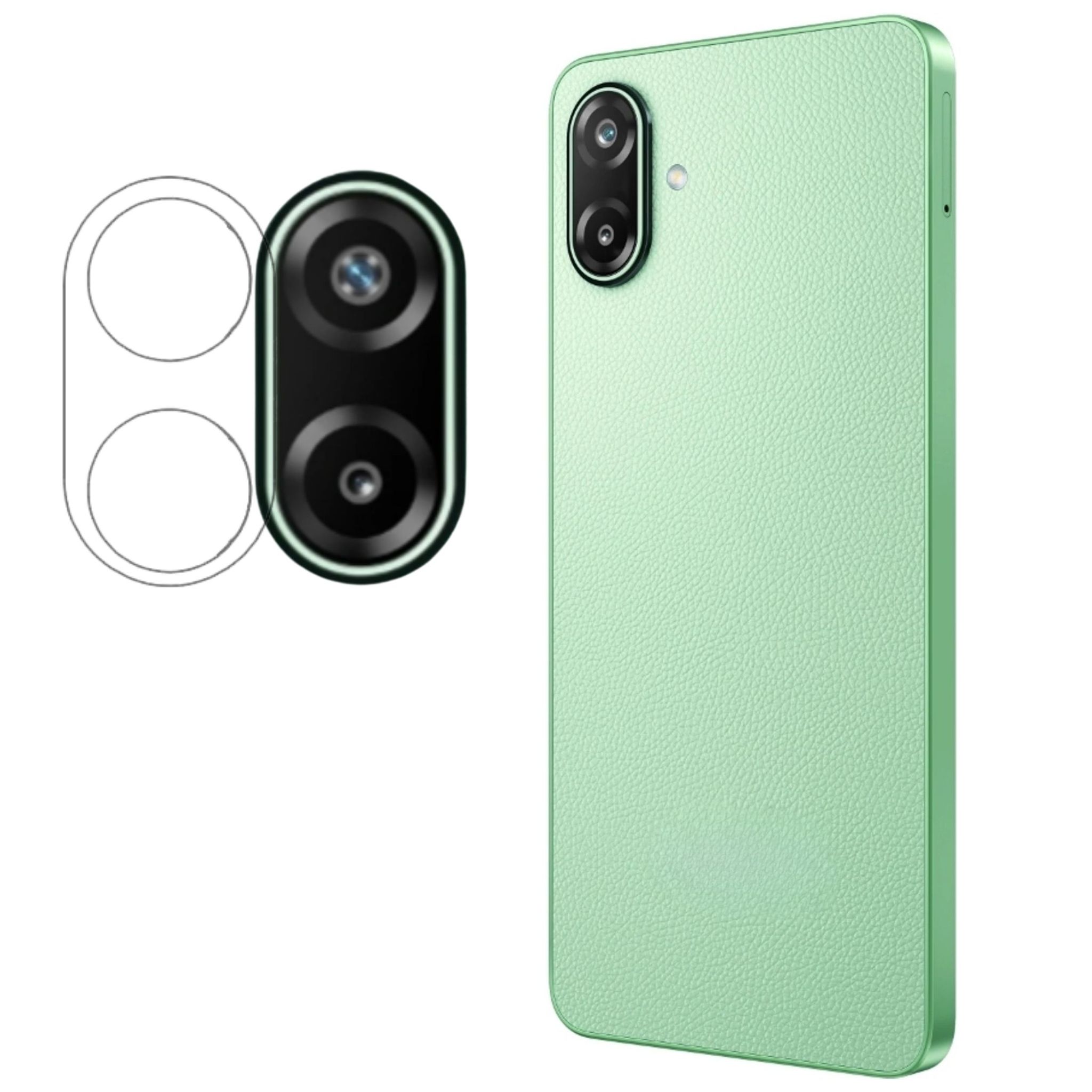 ISAAK Back Camera Lens Protector compatible for Samsung Galaxy F70e 5G|Samsung Galaxy A07 5G (Pack of 1)