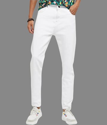 x20 - White Denim Skinny Fit Men's Jeans ( Pack of 1 )