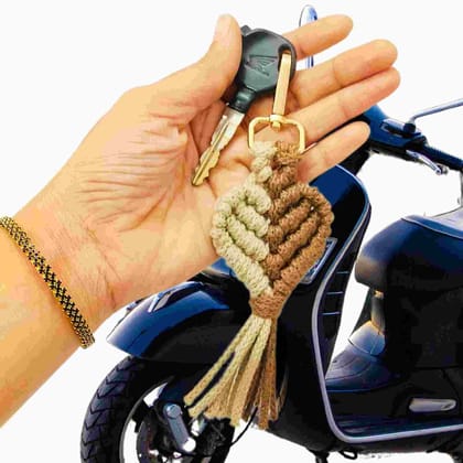 Tailored Knots Heart Keychain HKC05